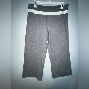 Danskin Now Gray and White Lounge Pants
